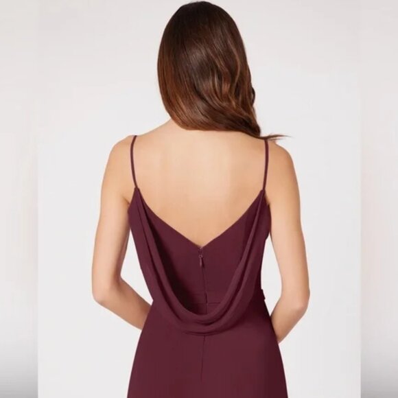 Azazie Candice Bridesmaid Dress in Dark Navy - Picture 6 of 6